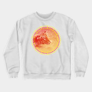 Colorful Tiger Crewneck Sweatshirt